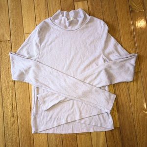 Pacsun Long Sleeve Cropped Mock Neck Top